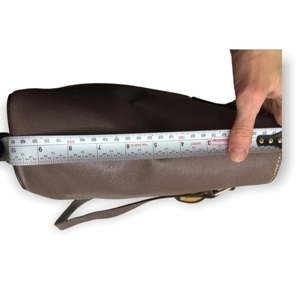 DOONEY and bourke gray taupe tote bag - Picture 3 of 11